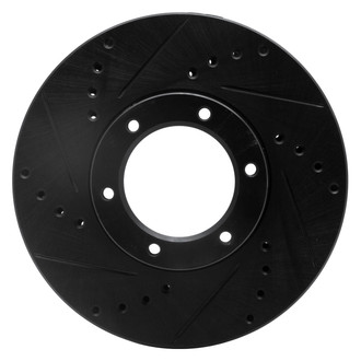 DFC® - Premium Drilled and Slotted Front Driver Side Brake Rotor