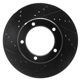 DFC® - Premium Drilled and Slotted Front Driver Side Brake Rotor