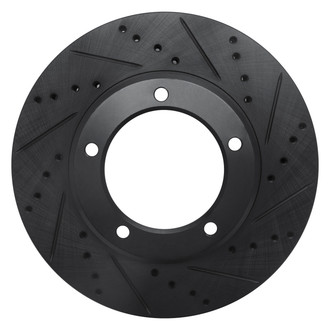 DFC® - Premium Drilled and Slotted Front Passenger Side Brake Rotor