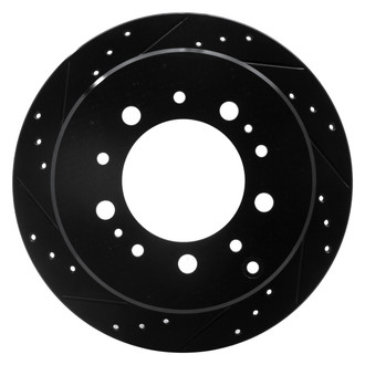 DFC® - Premium Drilled and Slotted Rear Driver Side Brake Rotor