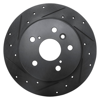 DFC® - Premium Drilled and Slotted Rear Driver Side Brake Rotor