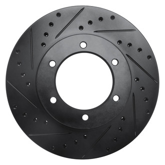 DFC® - Premium Drilled and Slotted Front Driver Side Brake Rotor