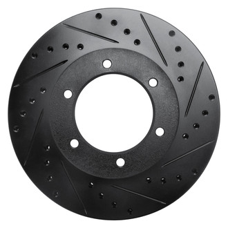 DFC® - Premium Drilled and Slotted Front Passenger Side Brake Rotor