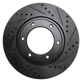 DFC® - Premium Drilled and Slotted Front Passenger Side Brake Rotor