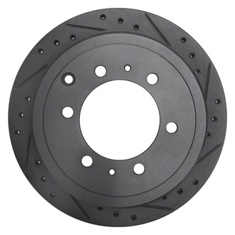 DFC® - Premium Drilled and Slotted Rear Passenger Side Brake Rotor