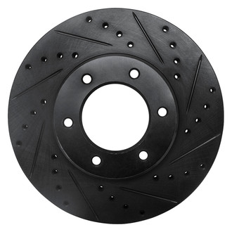 DFC® - Premium Drilled and Slotted Front Passenger Side Brake Rotor