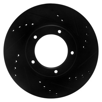 DFC® - Premium Drilled and Slotted Front Passenger Side Brake Rotor