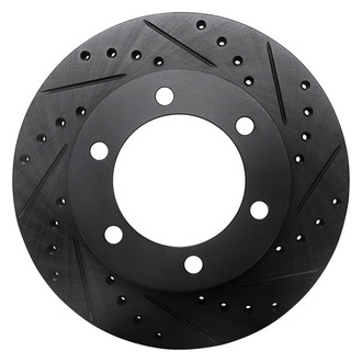 DFC® - Premium Drilled and Slotted Front Passenger Side Brake Rotor