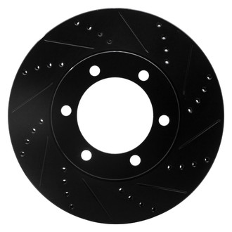 DFC® - Premium Drilled and Slotted Front Passenger Side Brake Rotor