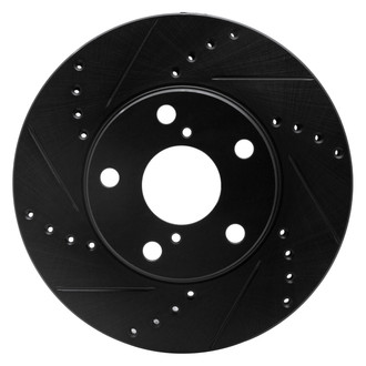 DFC® - Premium Drilled and Slotted Front Driver Side Brake Rotor