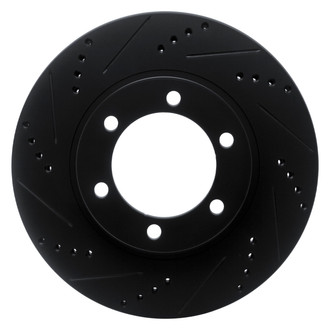 DFC® - Premium Drilled and Slotted Front Driver Side Brake Rotor