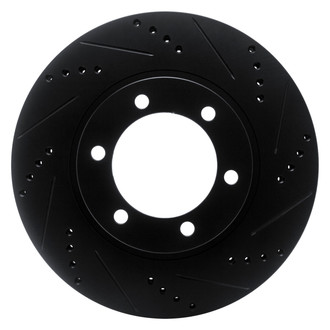 DFC® - Premium Drilled and Slotted Front Passenger Side Brake Rotor
