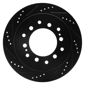 DFC® - Premium Drilled and Slotted Rear Driver Side Brake Rotor