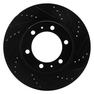 DFC® - Premium Drilled and Slotted Front Passenger Side Brake Rotor