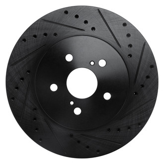 DFC® - Premium Drilled and Slotted Front Passenger Side Brake Rotor