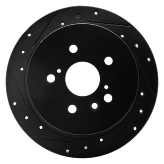 DFC® - Premium Drilled and Slotted Rear Driver Side Brake Rotor