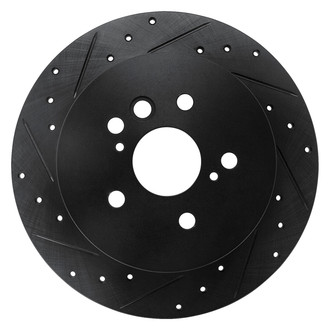 DFC® - Premium Drilled and Slotted Rear Driver Side Brake Rotor