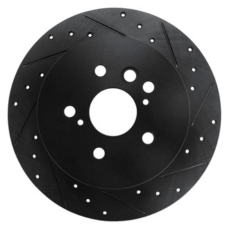 DFC® - Premium Drilled and Slotted Rear Passenger Side Brake Rotor