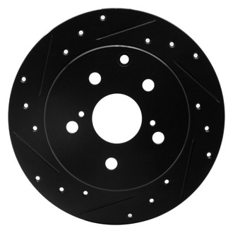 DFC® - Premium Drilled and Slotted Rear Driver Side Brake Rotor