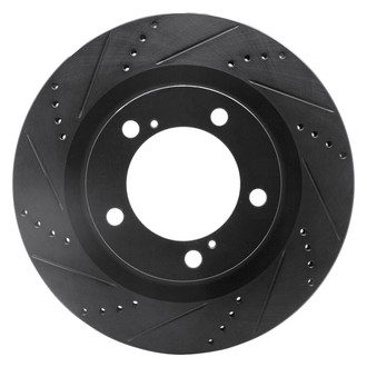 DFC® - Premium Drilled and Slotted Front Driver Side Brake Rotor