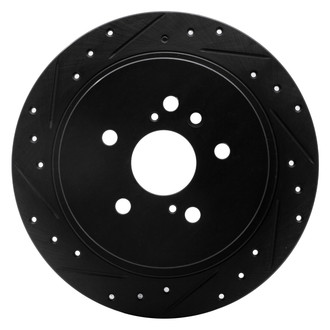 DFC® - Premium Drilled and Slotted Rear Driver Side Brake Rotor