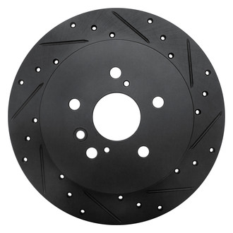DFC® - Premium Drilled and Slotted Rear Passenger Side Brake Rotor