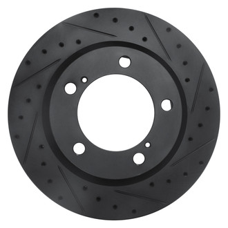 DFC® - Premium Drilled and Slotted Front Passenger Side Brake Rotor