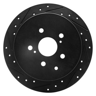 DFC® - Premium Drilled and Slotted Rear Driver Side Brake Rotor