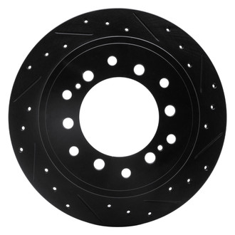 DFC® - Premium Drilled and Slotted Rear Passenger Side Brake Rotor