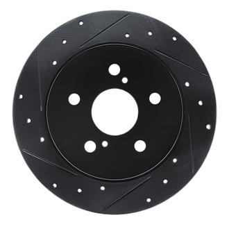 DFC® - Premium Drilled and Slotted Rear Driver Side Brake Rotor