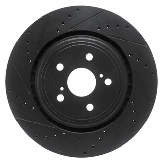 DFC® - Premium Drilled and Slotted Front Driver Side Brake Rotor