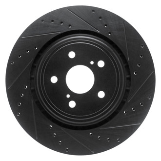 DFC® - Premium Drilled and Slotted Front Passenger Side Brake Rotor