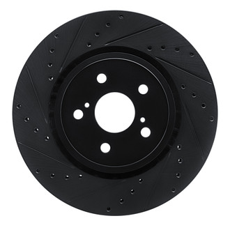 DFC® - Premium Drilled and Slotted Front Driver Side Brake Rotor