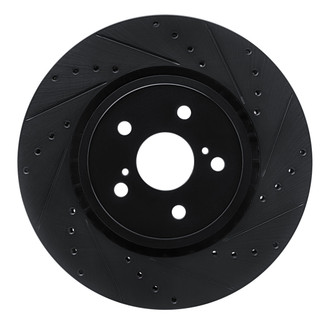 DFC® - Premium Drilled and Slotted Front Passenger Side Brake Rotor