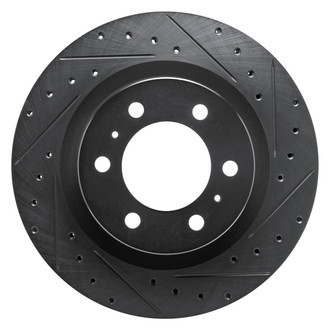 DFC® - Premium Drilled and Slotted Front Passenger Side Brake Rotor