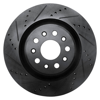 DFC® - Premium Drilled and Slotted Rear Driver Side Brake Rotor