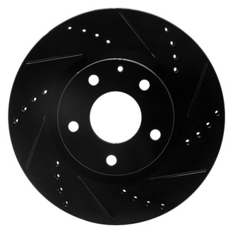 DFC® - Premium Drilled and Slotted Front Passenger Side Brake Rotor