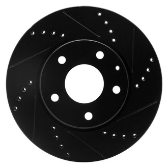 DFC® - Premium Drilled and Slotted Front Passenger Side Brake Rotor