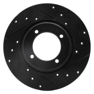 DFC® - Premium Drilled and Slotted Front Passenger Side Brake Rotor