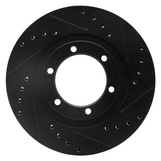 DFC® - Premium Drilled and Slotted Front Passenger Side Brake Rotor