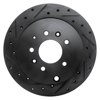 DFC® - Premium Drilled and Slotted Rear Driver Side Brake Rotor