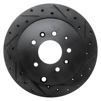 DFC® - Premium Drilled and Slotted Rear Passenger Side Brake Rotor