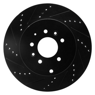 DFC® - Premium Drilled and Slotted Rear Driver Side Brake Rotor