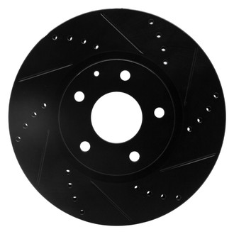 DFC® - Premium Drilled and Slotted Front Passenger Side Brake Rotor