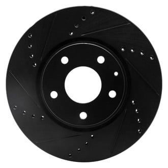 DFC® - Premium Drilled and Slotted Front Driver Side Brake Rotor