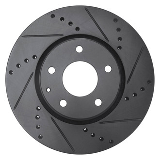 DFC® - Premium Drilled and Slotted Front Passenger Side Brake Rotor