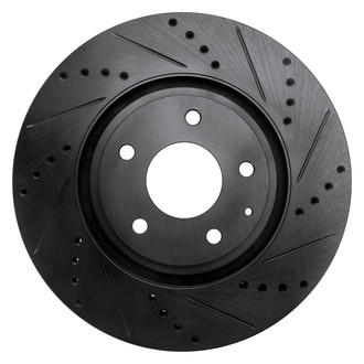 DFC® - Premium Drilled and Slotted Front Passenger Side Brake Rotor