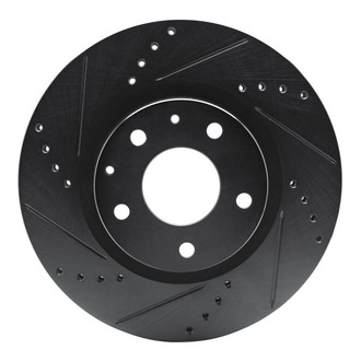 DFC® - Premium Drilled and Slotted Front Driver Side Brake Rotor