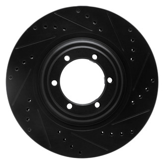 DFC® - Premium Drilled and Slotted Front Passenger Side Brake Rotor