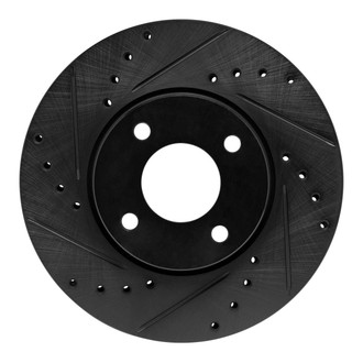 DFC® - Premium Drilled and Slotted Front Driver Side Brake Rotor